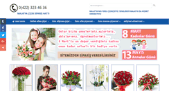 Desktop Screenshot of malatyacicekci.com